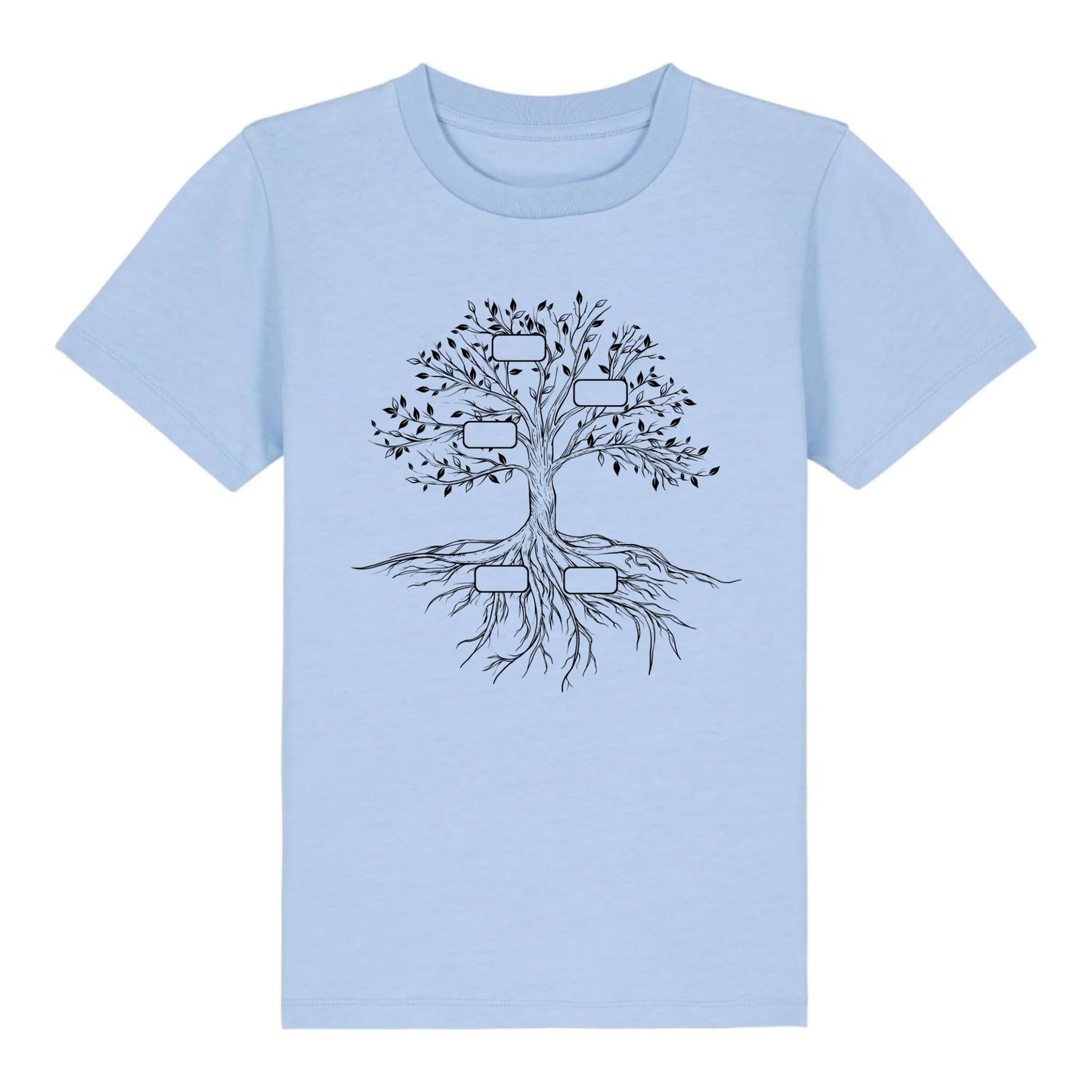 Family Tree - Bio Kinder Shirt *personalisierbar* Mini Creator Shirt 2.0 ST ST Blue-Soul