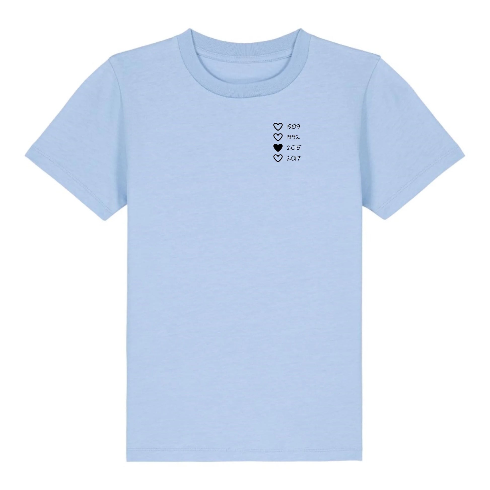 Family Hearts - Bio Kinder Shirt *personalisierbar* Mini Creator Shirt 2.0 ST ST Blue-Soul