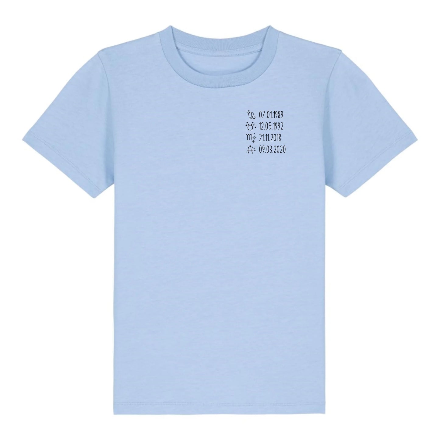 Sternzeichen - Bio Kinder Shirt *personalisierbar* Mini Creator Shirt 2.0 ST ST Blue-Soul