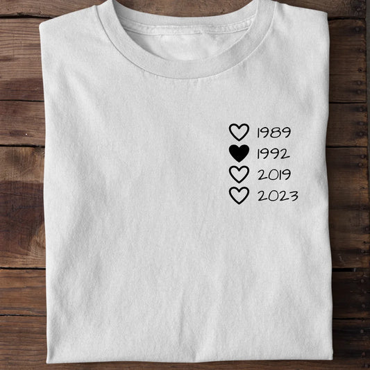 Family Hearts - Bio Herren Shirt *personalisierbar*