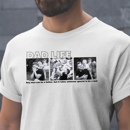 Dad Life Foto - Bio Herren Shirt *personalisierbar mit Fotos*