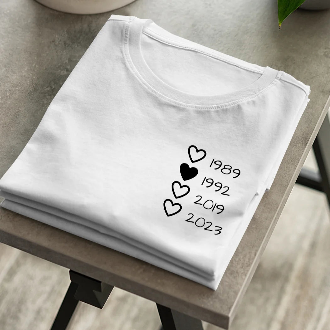 Family Hearts - Bio Damen Shirt *personalisierbar*