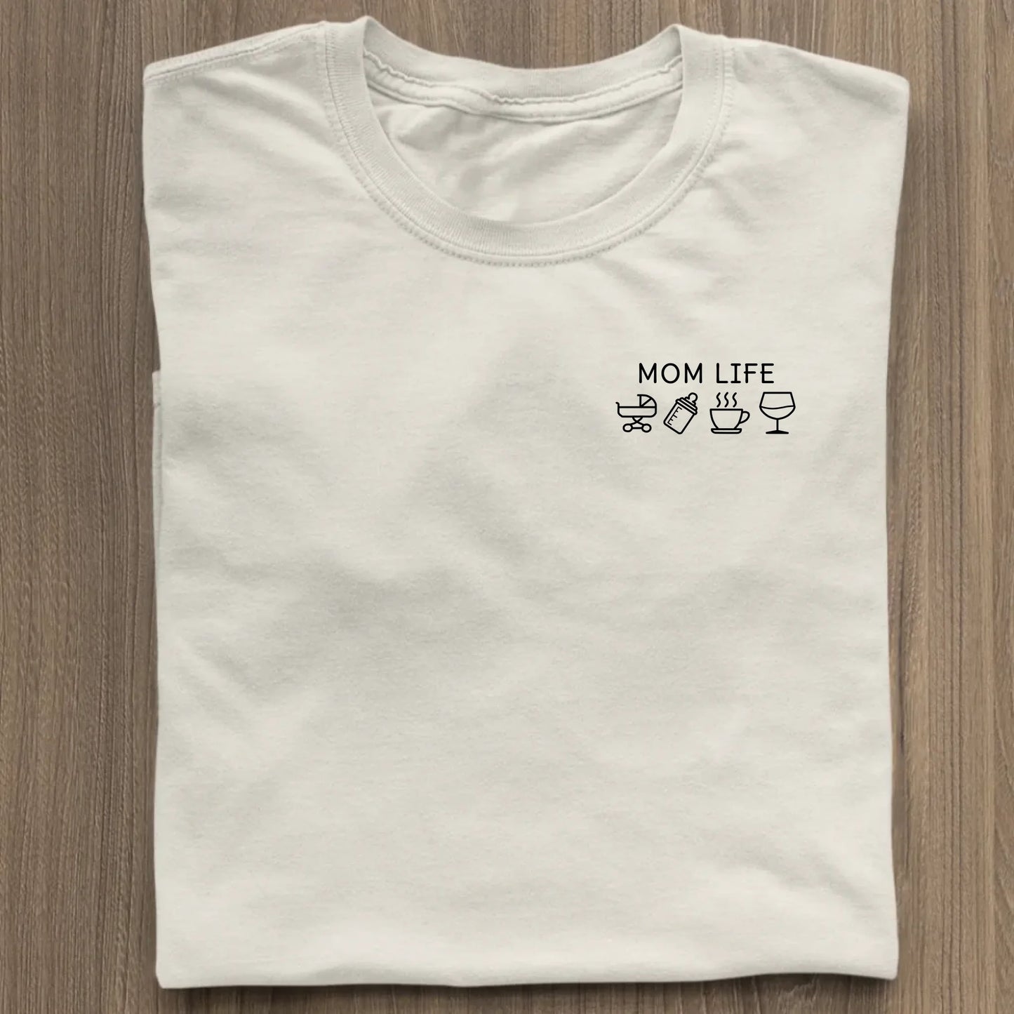 Mom Life Symbole - Bio Damen Shirt *personalisierbar* Stella Muser Shirt ST ST Natural-Raw