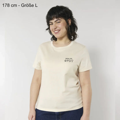 Mom Life Symbole - Bio Damen Shirt *personalisierbar*