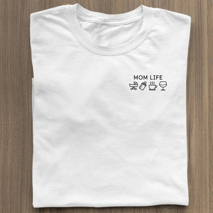 Mom Life Symbole - Bio Damen Shirt *personalisierbar* Stella Muser Shirt ST ST White