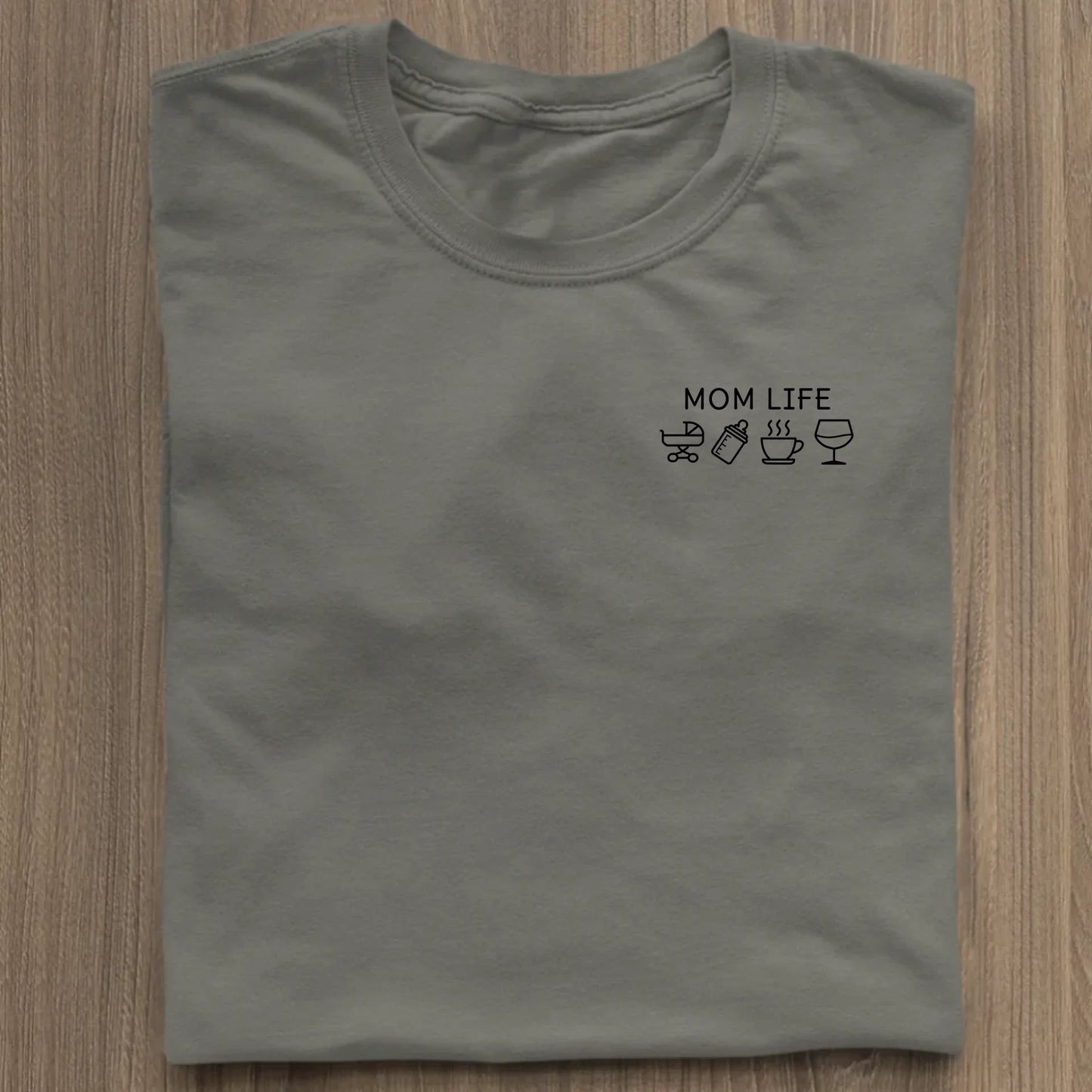 Mom Life Symbole - Bio Damen Shirt *personalisierbar* Stella Muser Shirt ST ST Khaki