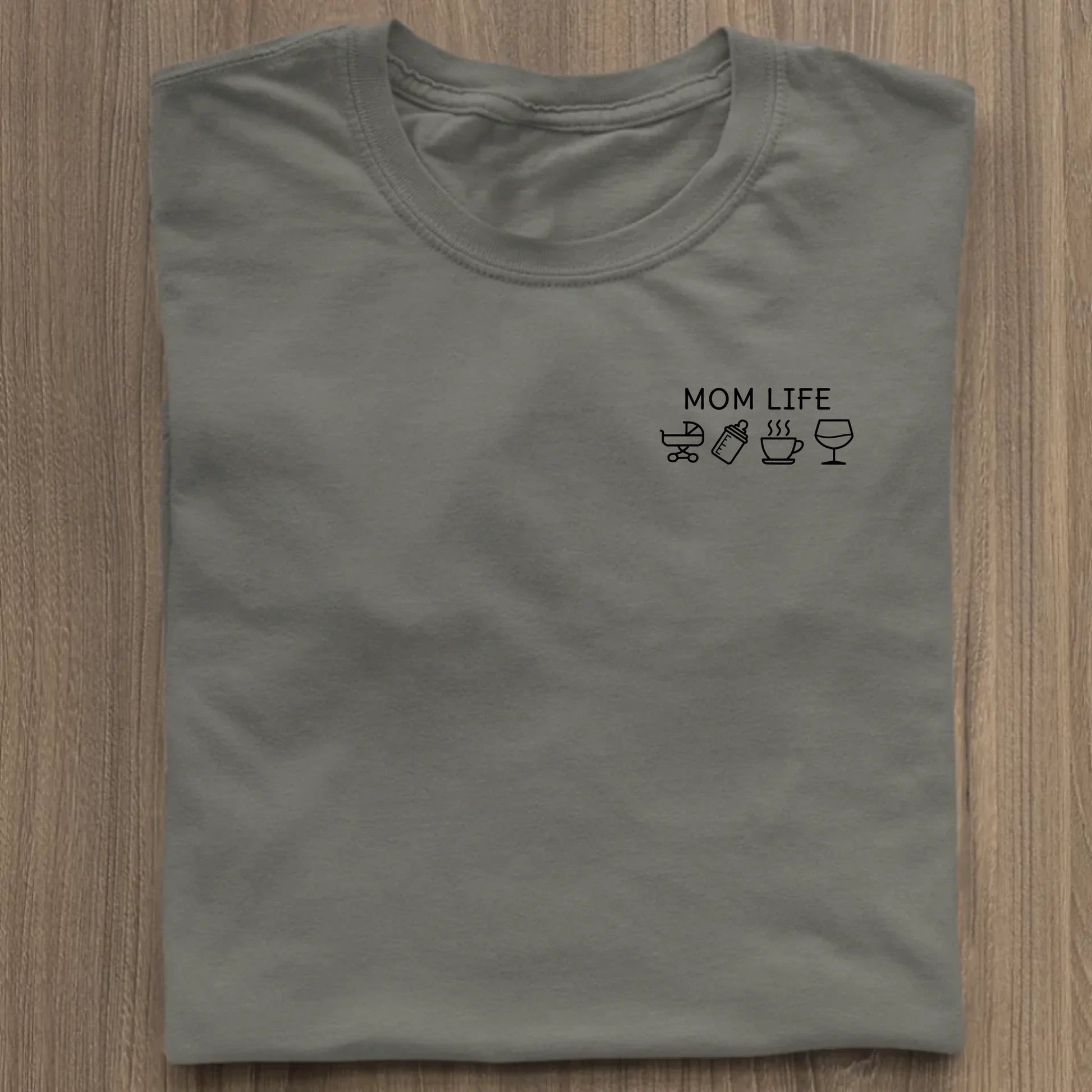 Mom Life Symbole - Bio Damen Shirt *personalisierbar* Stella Muser Shirt ST ST Khaki
