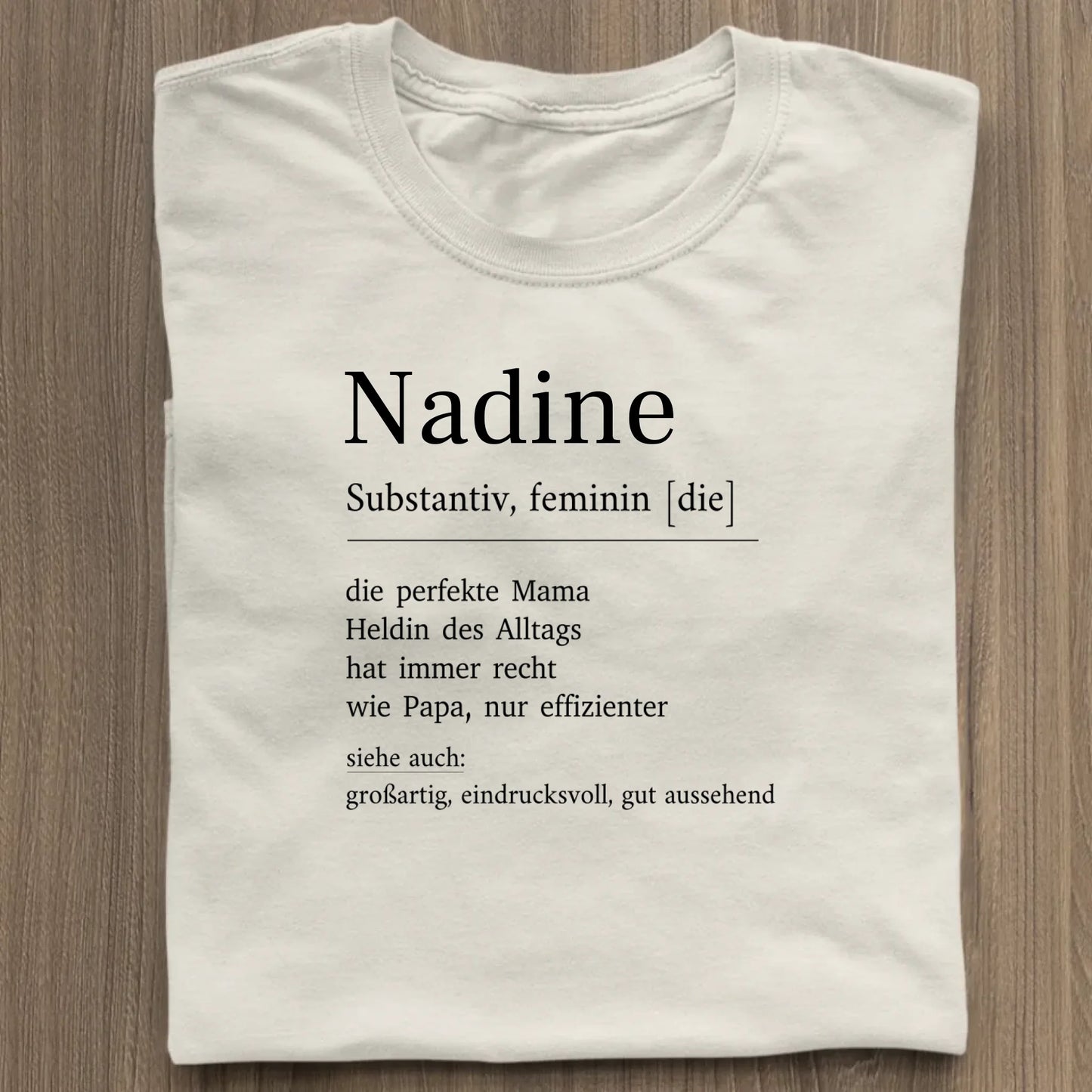 Mama Definition - Bio Damen Shirt *personalisierbar* Stella Muser Shirt ST ST Natural-Raw