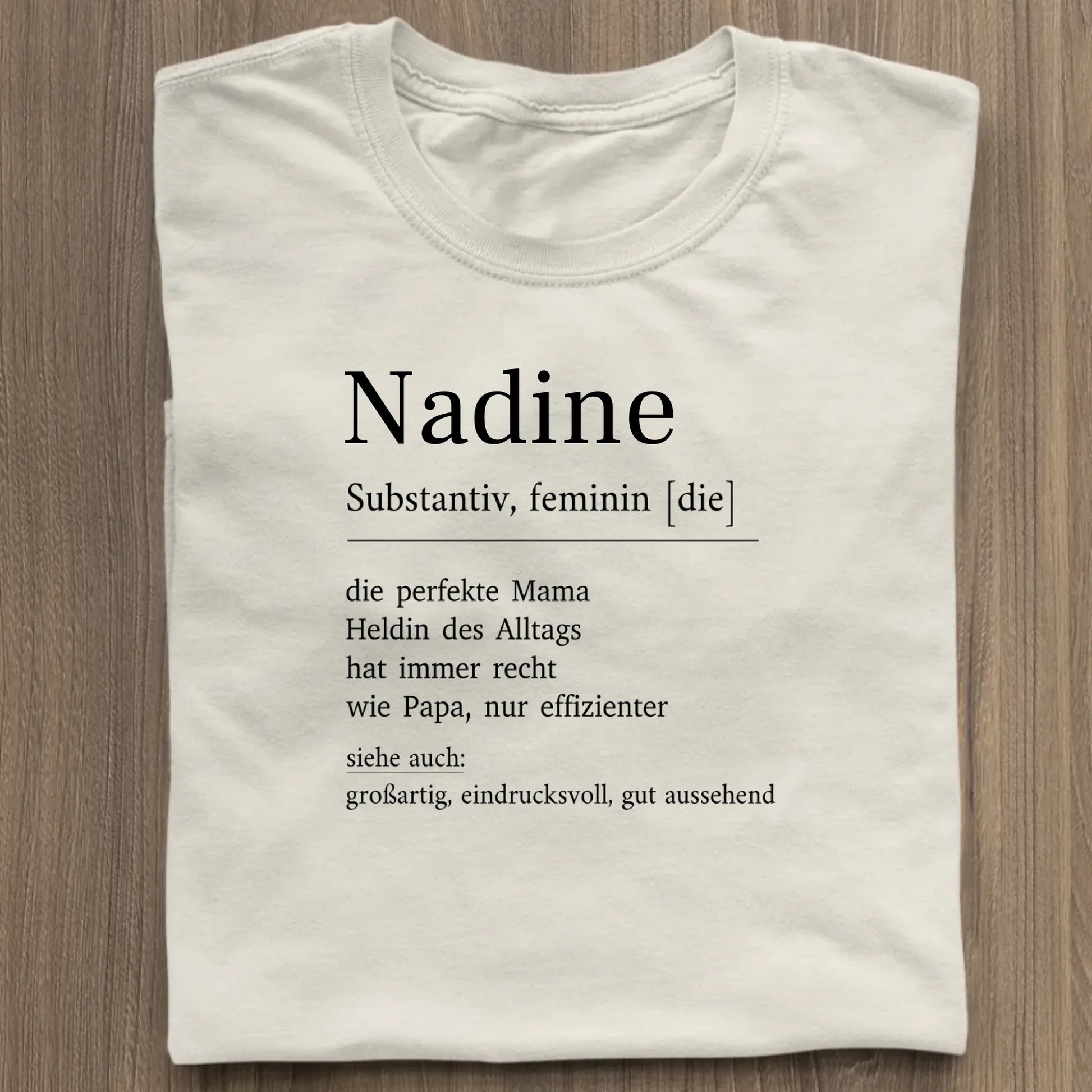 Mama Definition - Bio Damen Shirt *personalisierbar* Stella Muser Shirt ST ST Natural-Raw
