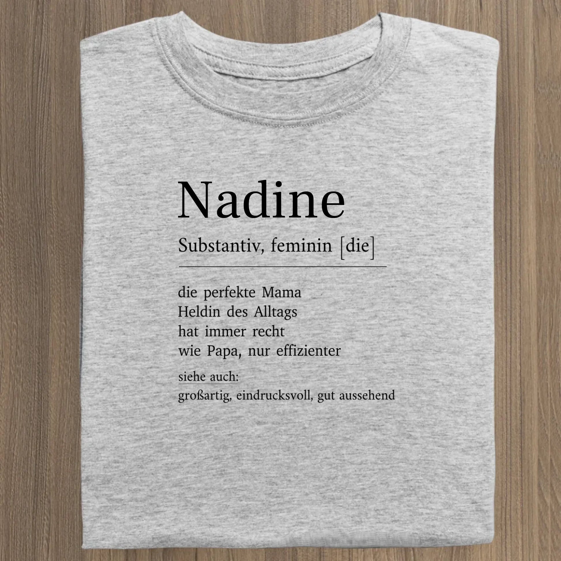 Mama Definition - Bio Damen Shirt *personalisierbar* Stella Muser Shirt ST ST Heather-Grey