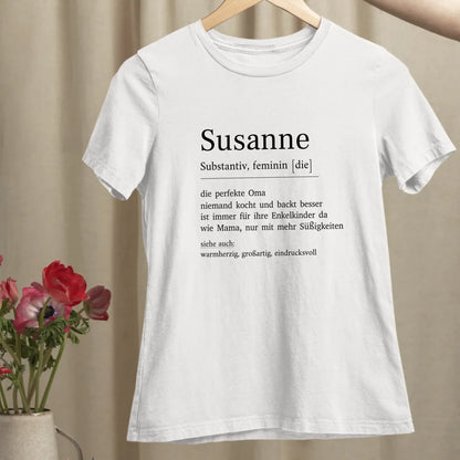 Oma Definition - Bio Damen Shirt *personalisierbar*