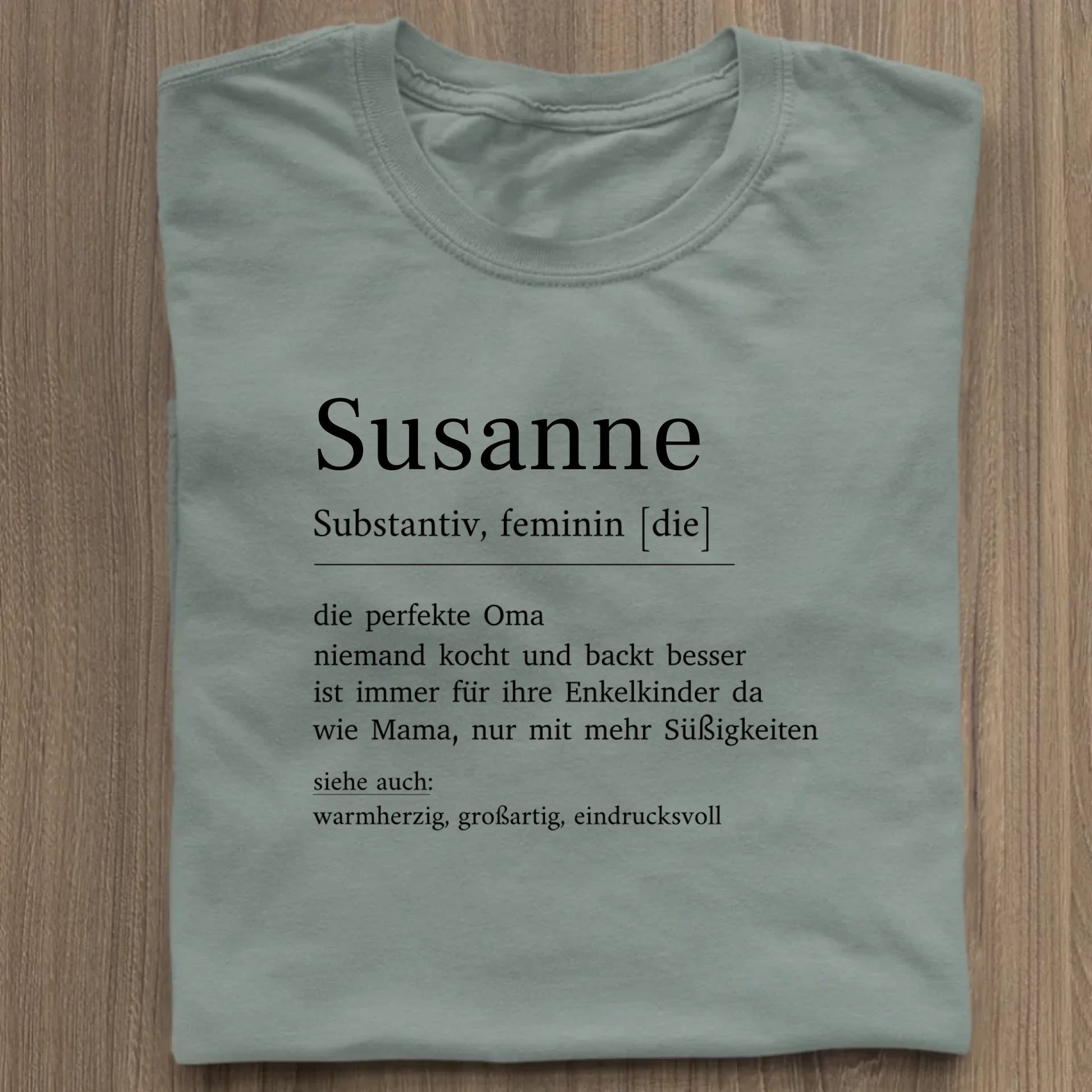 Oma Definition - Bio Damen Shirt *personalisierbar* Stella Muser Shirt ST ST Green Bay