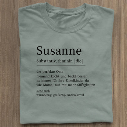 Oma Definition - Bio Damen Shirt *personalisierbar* Stella Muser Shirt ST ST Green Bay