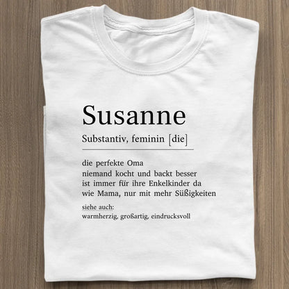 Oma Definition - Bio Damen Shirt *personalisierbar* Stella Muser Shirt ST ST White