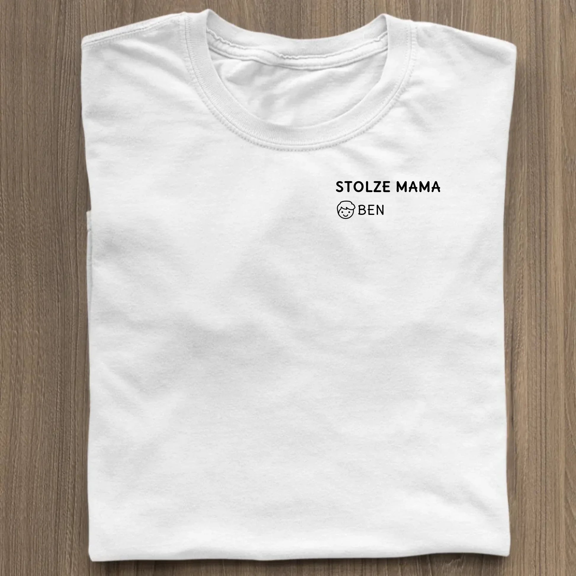 Stolze Mama - Bio Damen Shirt *personalisierbar* Stella Muser Shirt ST ST White