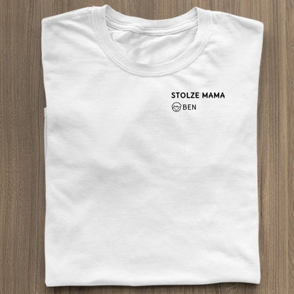 Stolze Mama - Bio Damen Shirt *personalisierbar* Stella Muser Shirt ST ST White