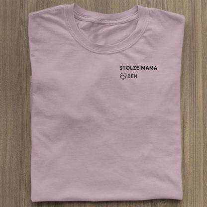 Stolze Mama - Bio Damen Shirt *personalisierbar* Stella Muser Shirt ST ST Lilac-Dream