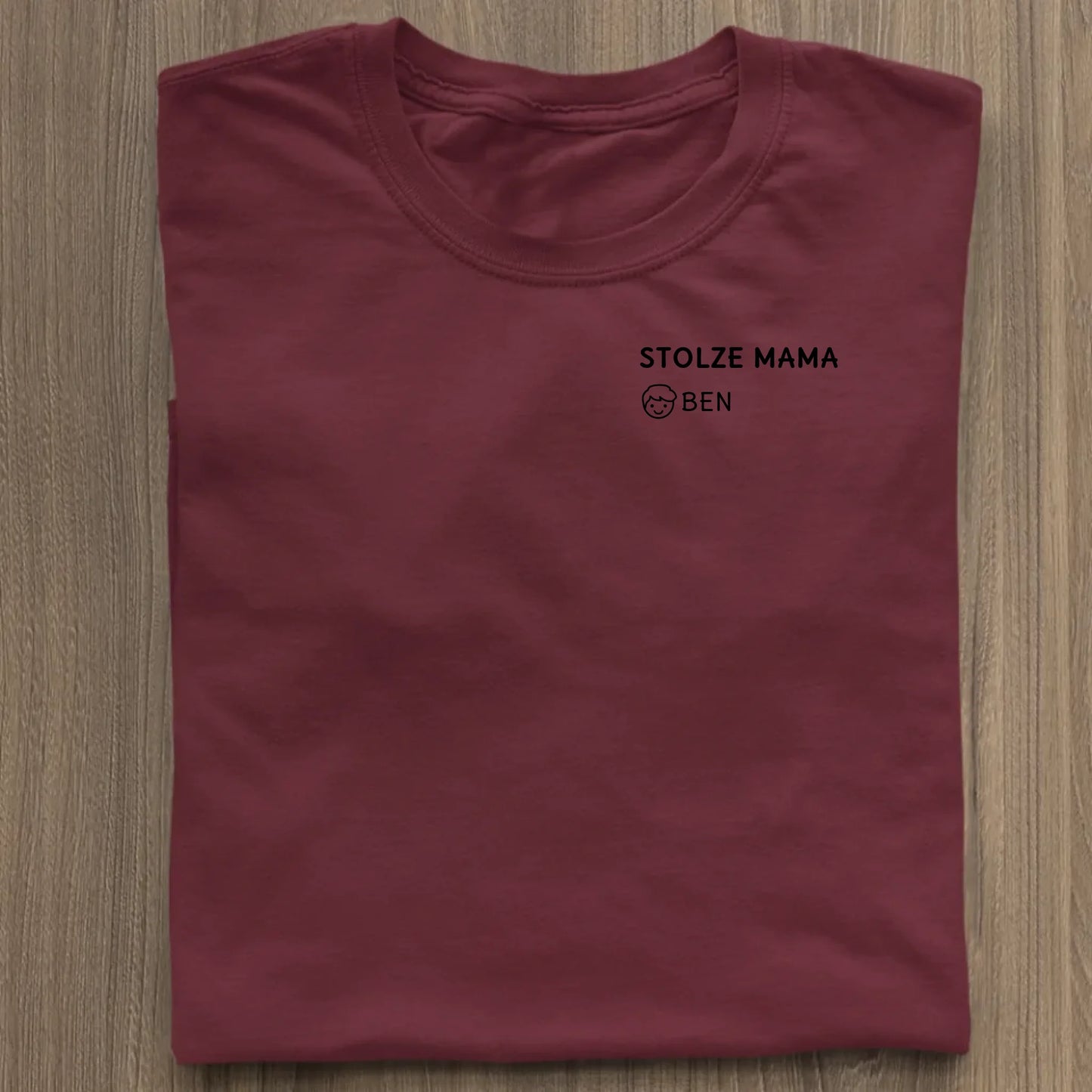 Stolze Mama - Bio Damen Shirt *personalisierbar* Stella Muser Shirt ST ST Burgundy