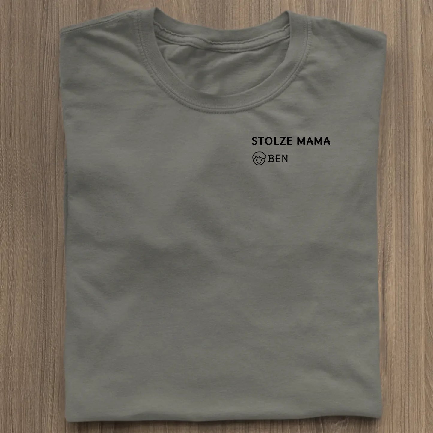 Stolze Mama - Bio Damen Shirt *personalisierbar* Stella Muser Shirt ST ST Khaki