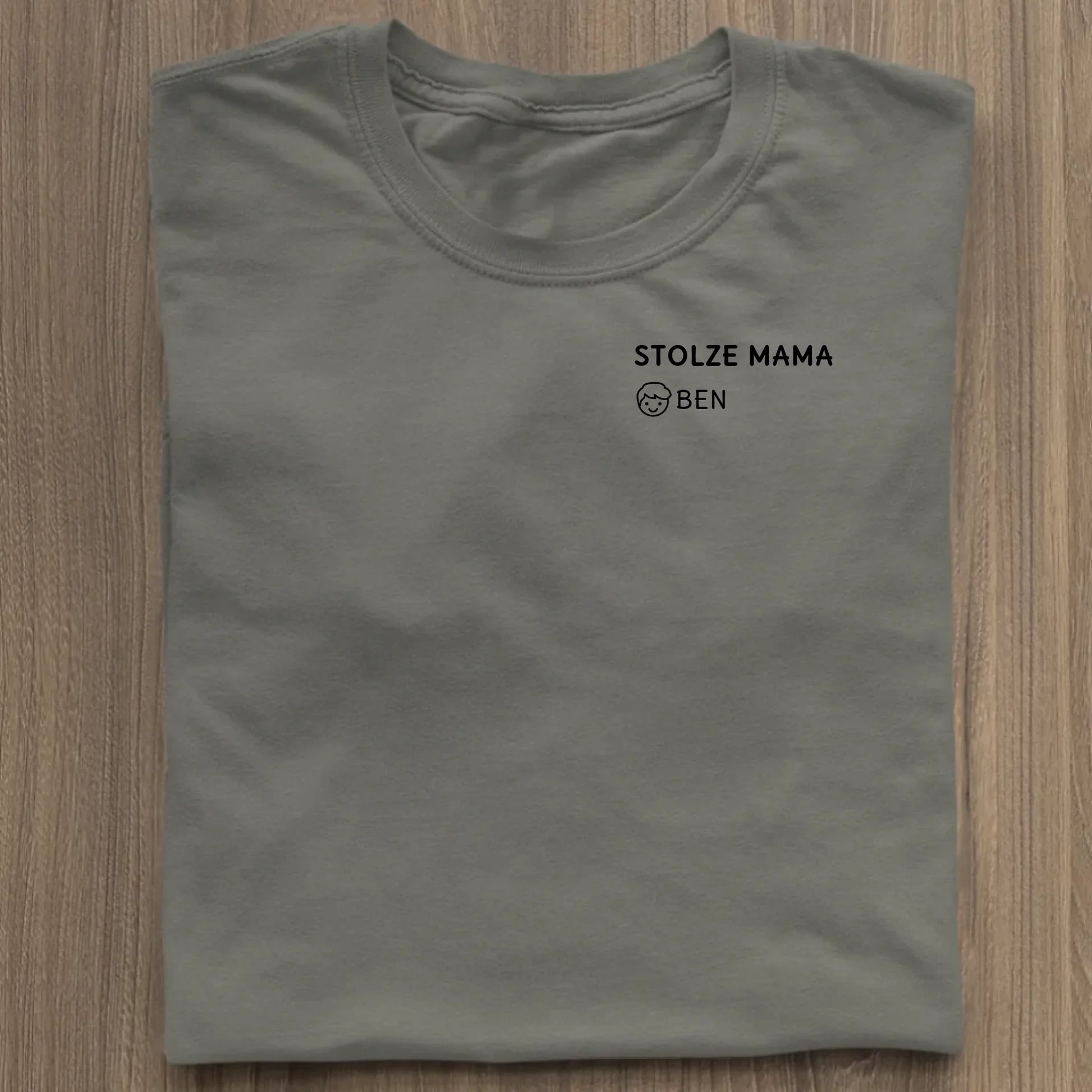 Stolze Mama - Bio Damen Shirt *personalisierbar* Stella Muser Shirt ST ST Khaki