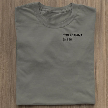 Stolze Mama - Bio Damen Shirt *personalisierbar* Stella Muser Shirt ST ST Khaki
