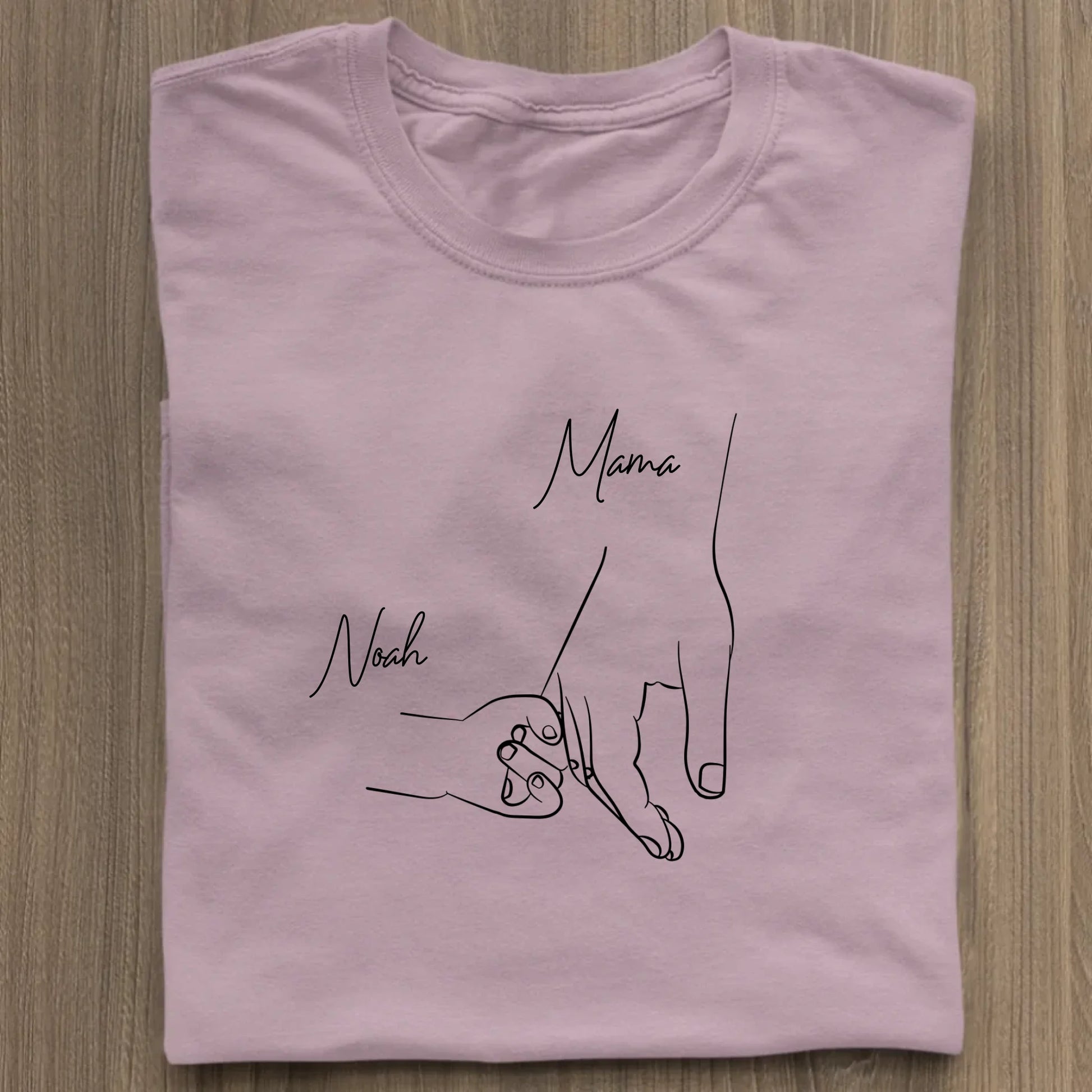 Hold my hand mom - Bio Damen Shirt *personalisierbar* Stella Muser Shirt ST ST Lilac-Dream