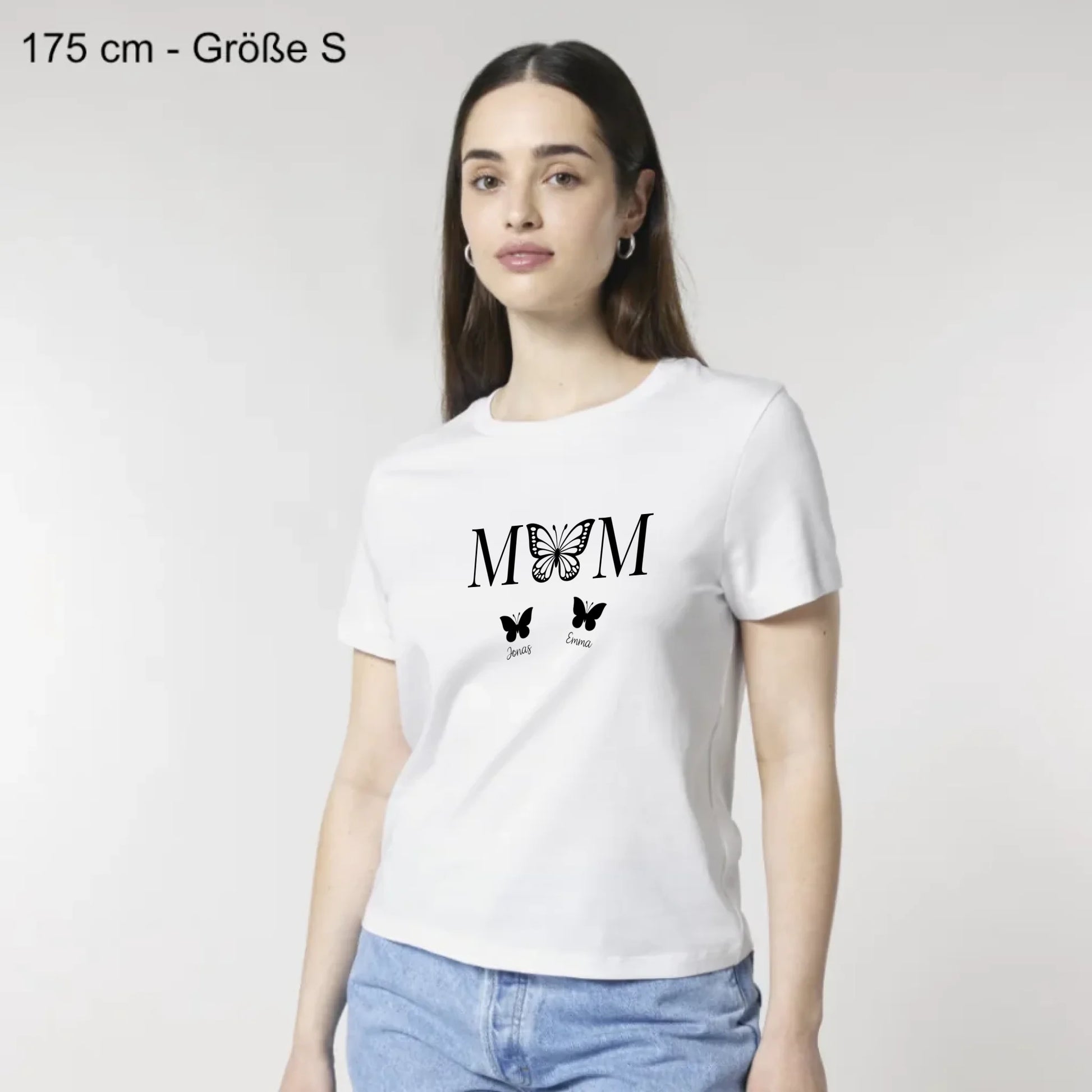 Mom Butterfly - Bio Damen Shirt *personalisierbar*