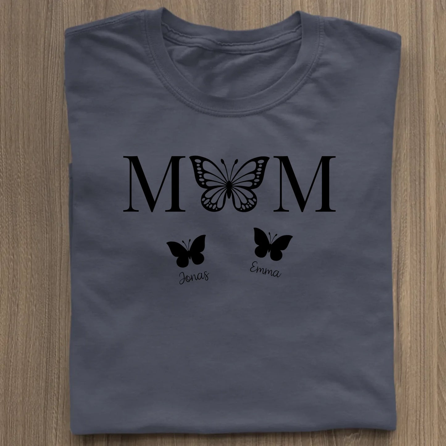 Mom Butterfly - Bio Damen Shirt *personalisierbar* Stella Muser Shirt ST ST French Navy