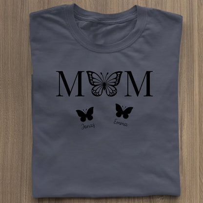Mom Butterfly - Bio Damen Shirt *personalisierbar* Stella Muser Shirt ST ST French Navy