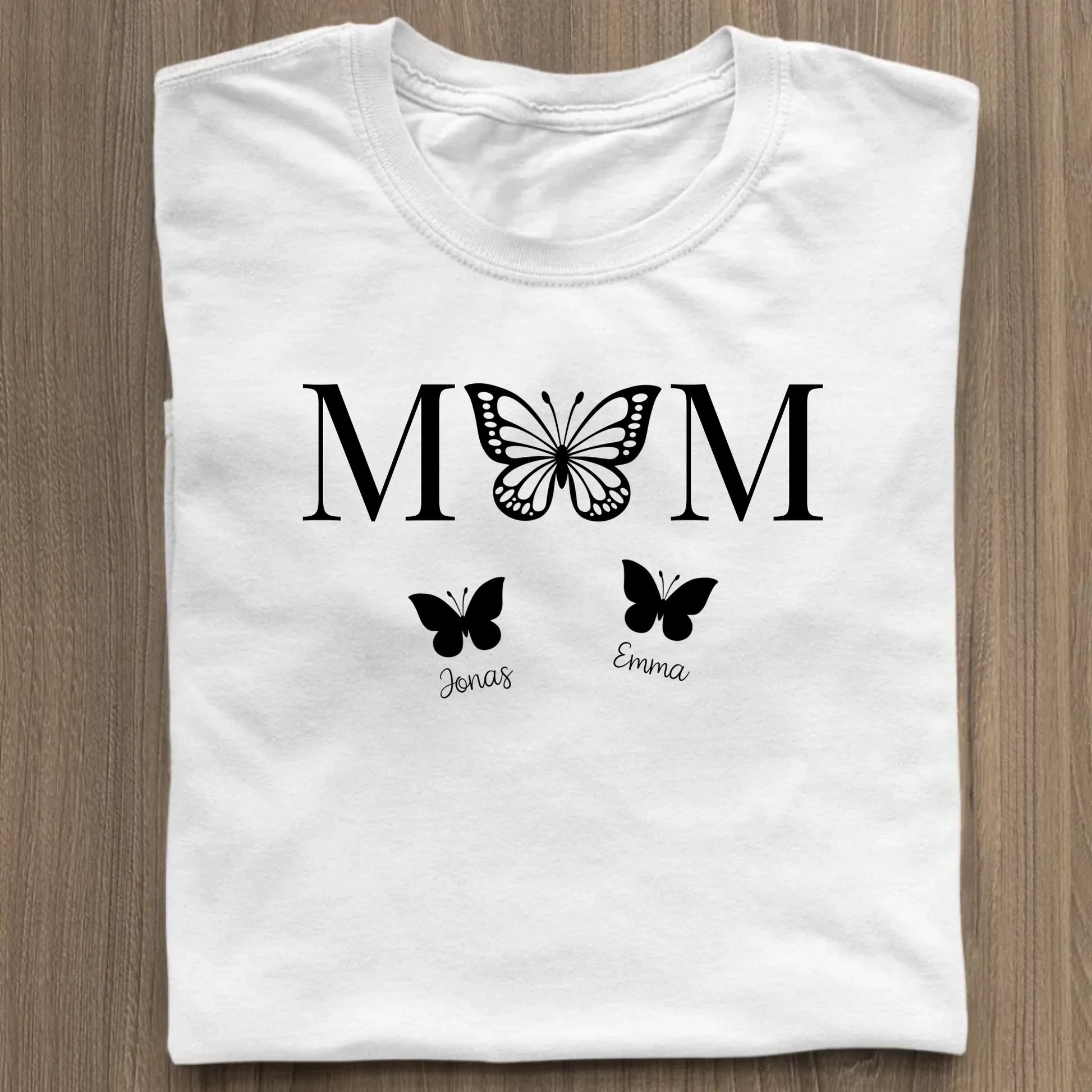 Mom Butterfly - Bio Damen Shirt *personalisierbar* Stella Muser Shirt ST ST White