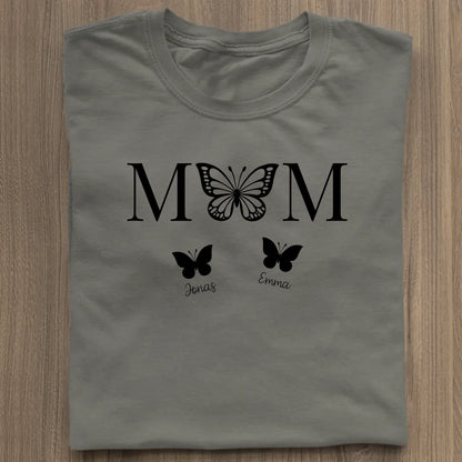 Mom Butterfly - Bio Damen Shirt *personalisierbar* Stella Muser Shirt ST ST Khaki