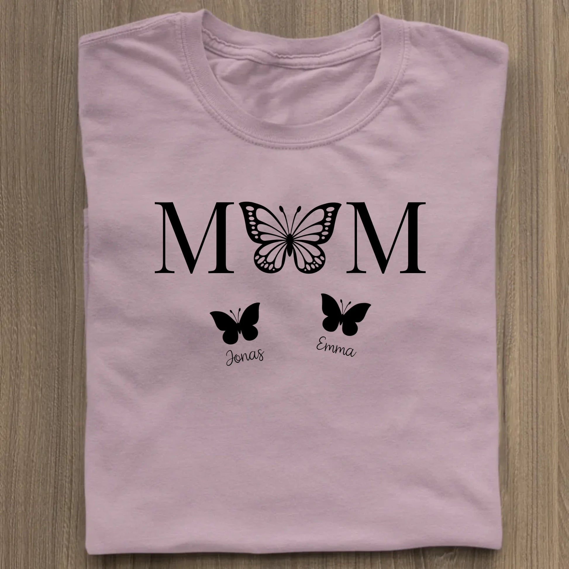 Mom Butterfly - Bio Damen Shirt *personalisierbar* Stella Muser Shirt ST ST Lilac-Dream