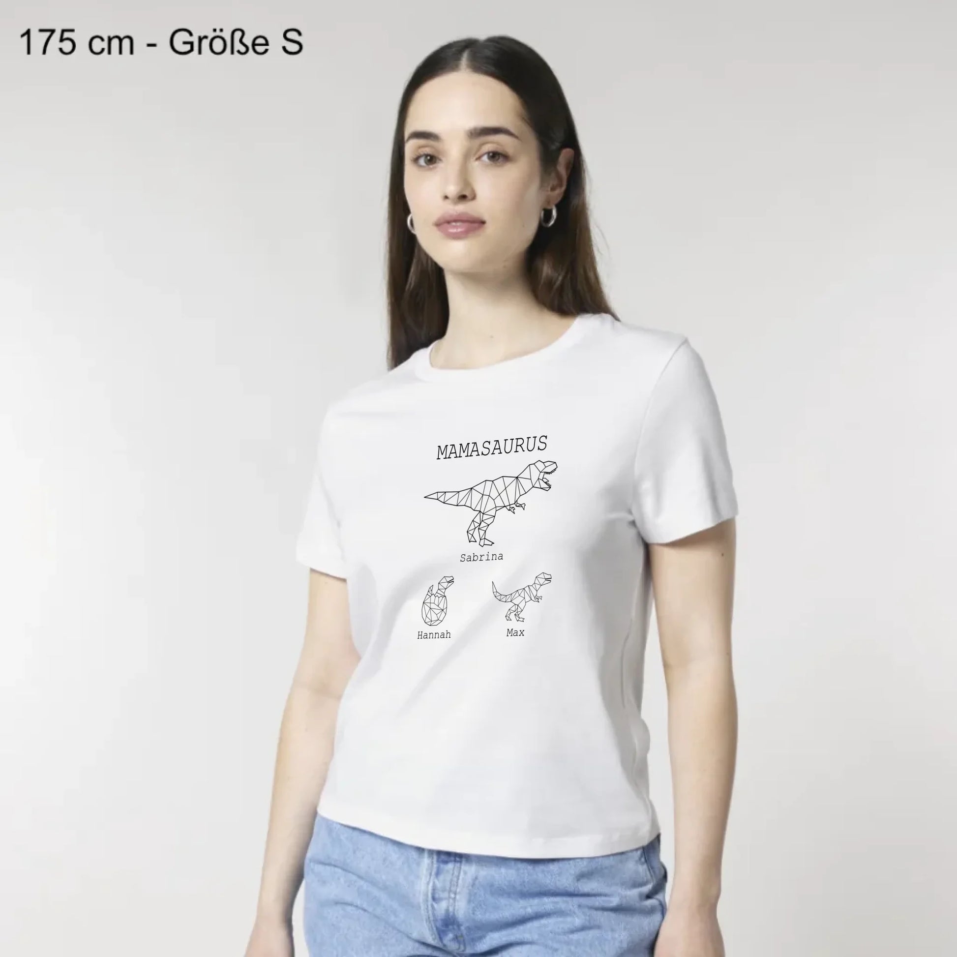 Mamasaurus - Bio Damen Shirt *personalisierbar (mit Namen)*