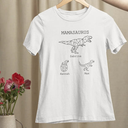 Mamasaurus - Bio Damen Shirt *personalisierbar (mit Namen)*