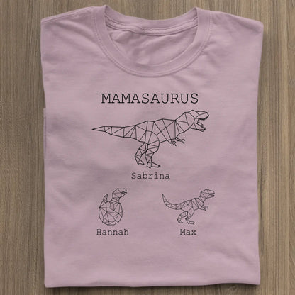 Mamasaurus - Bio Damen Shirt *personalisierbar (mit Namen)* Stella Muser Shirt ST ST Lilac-Dream