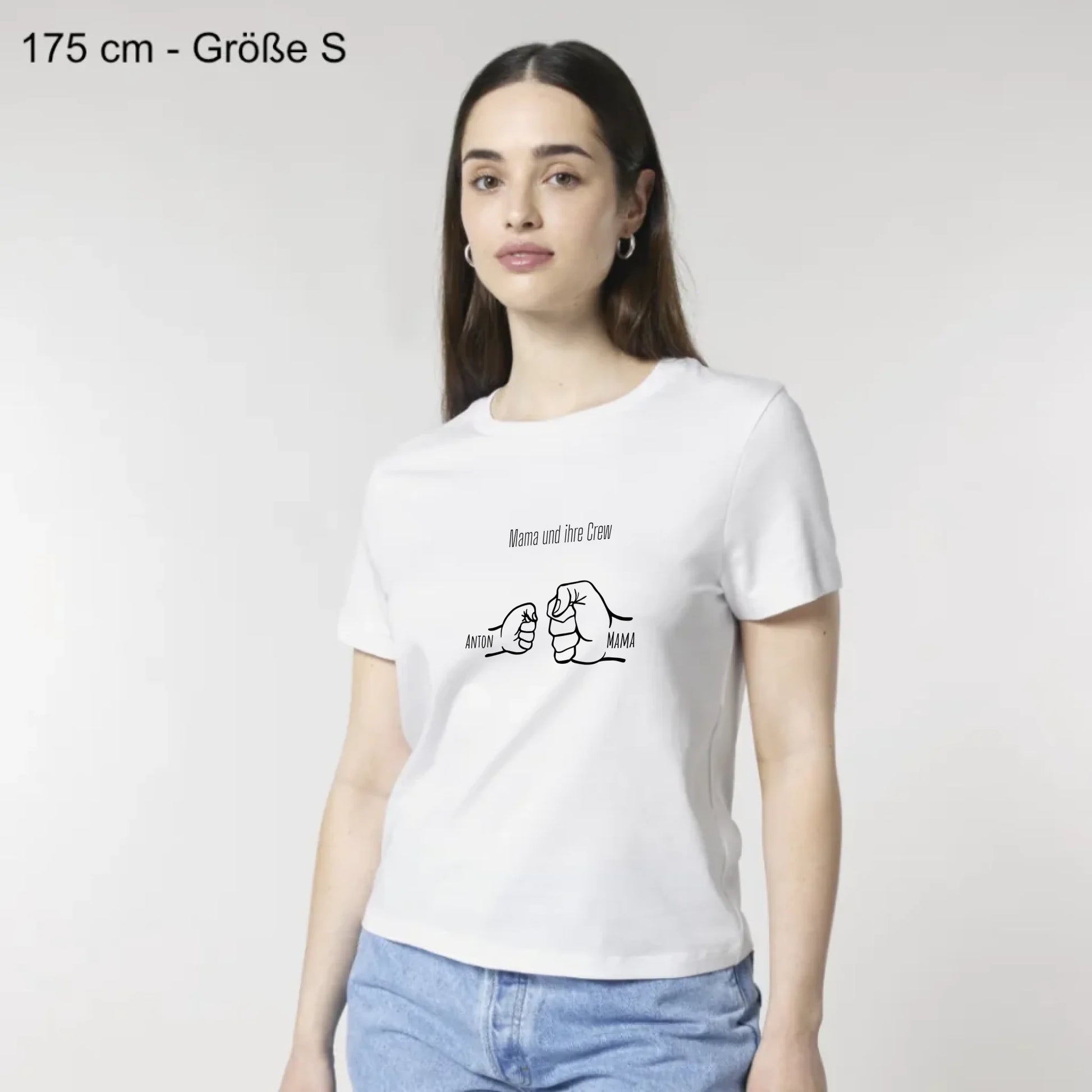 Mama und ihre Crew - Bio Damen Shirt *personalisierbar*
