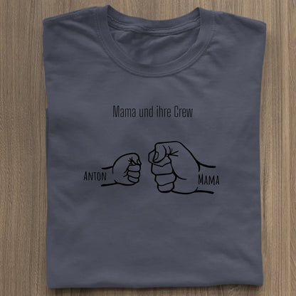 Mama und ihre Crew - Bio Damen Shirt *personalisierbar* Stella Muser Shirt ST ST French Navy