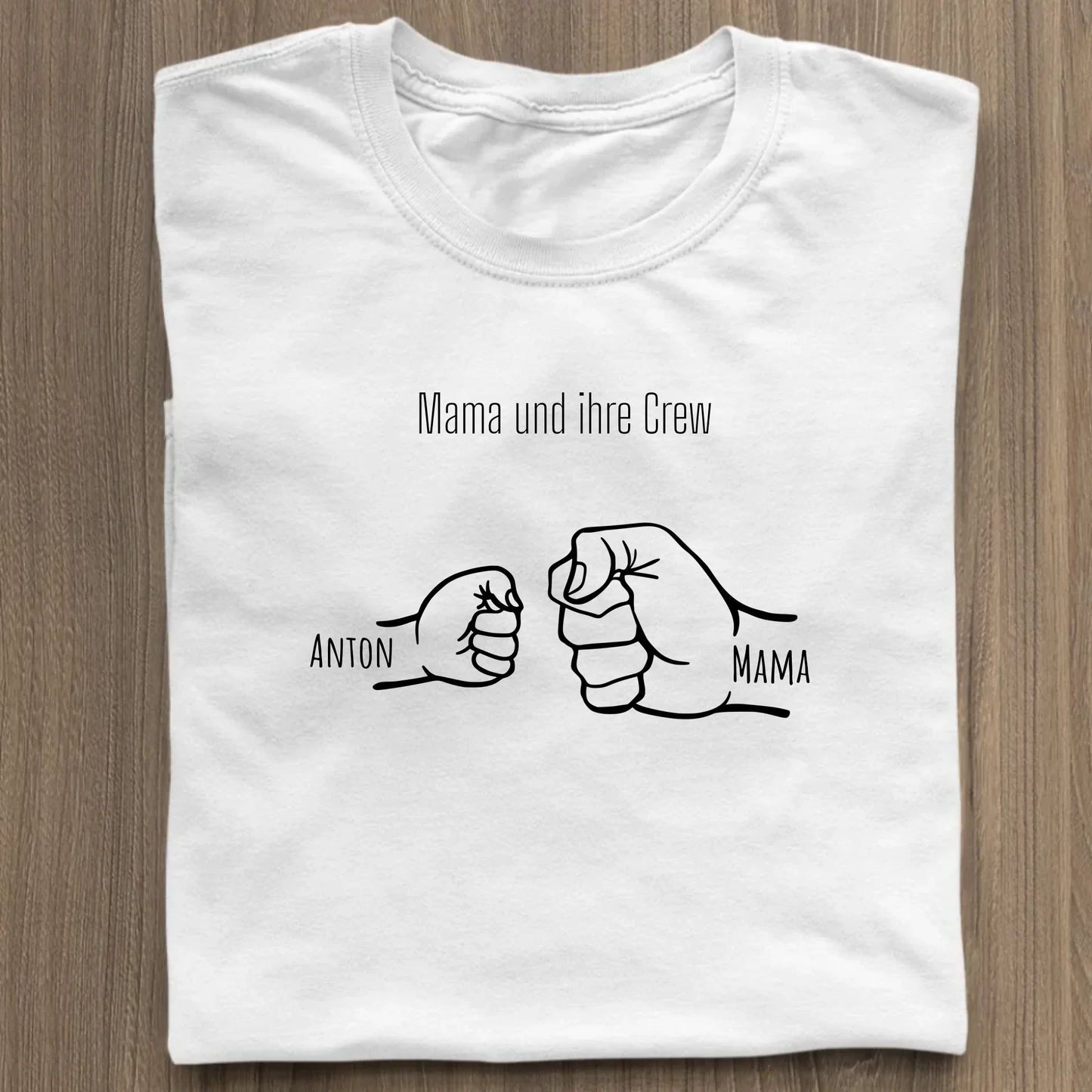Mama und ihre Crew - Bio Damen Shirt *personalisierbar* Stella Muser Shirt ST ST White