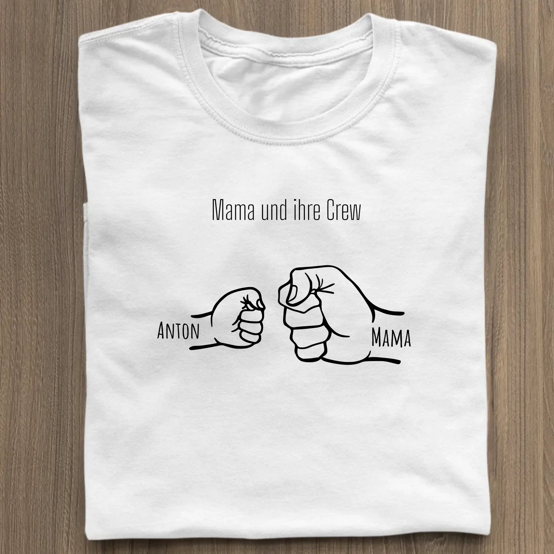 Mama und ihre Crew - Bio Damen Shirt *personalisierbar* Stella Muser Shirt ST ST White