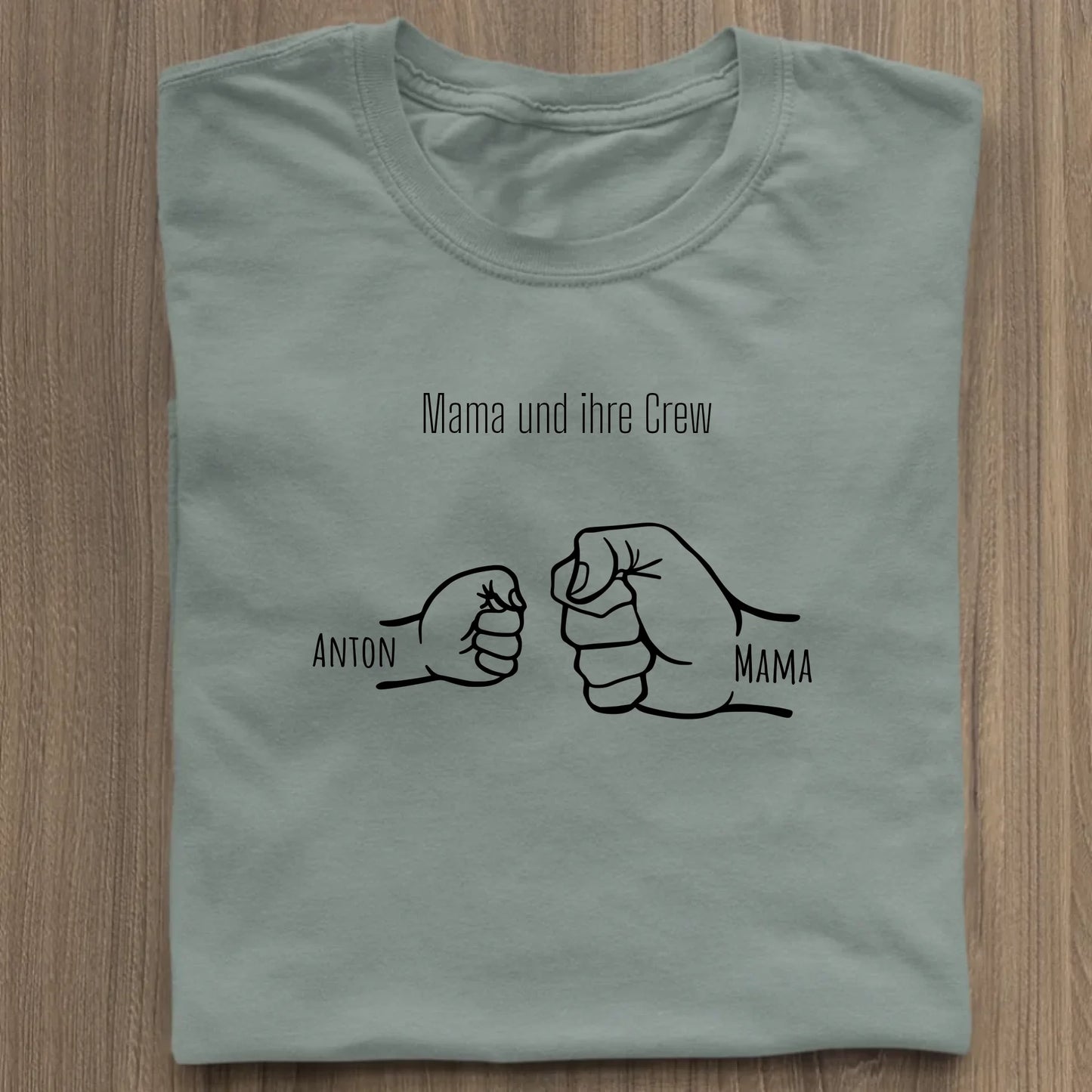 Mama und ihre Crew - Bio Damen Shirt *personalisierbar* Stella Muser Shirt ST ST Green Bay