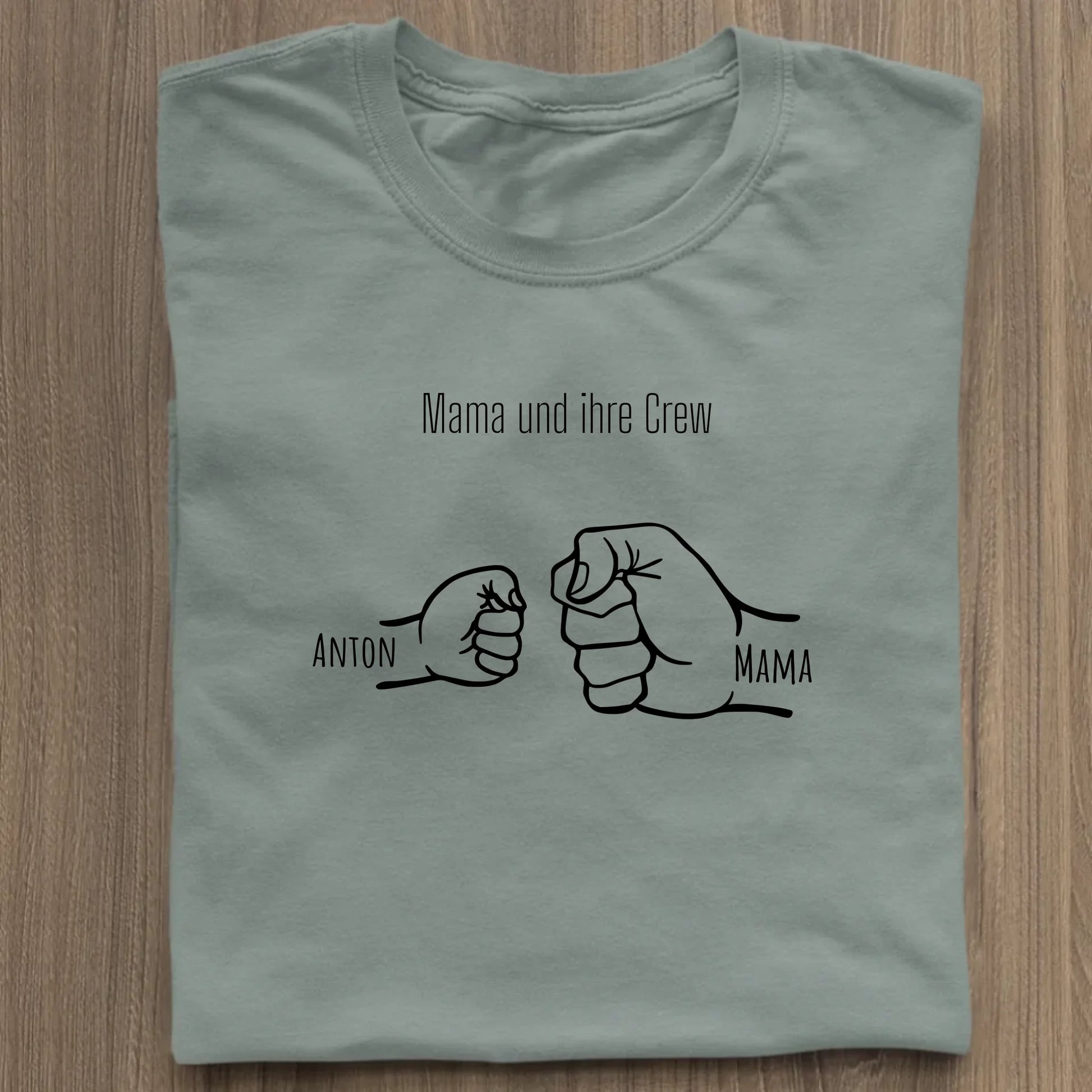 Mama und ihre Crew - Bio Damen Shirt *personalisierbar* Stella Muser Shirt ST ST Green Bay