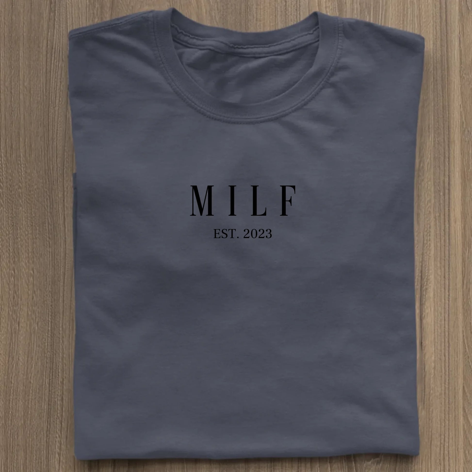 MILF - Premium Organic Shirt *personalisierbar* Stella Muser Shirt ST ST French Navy