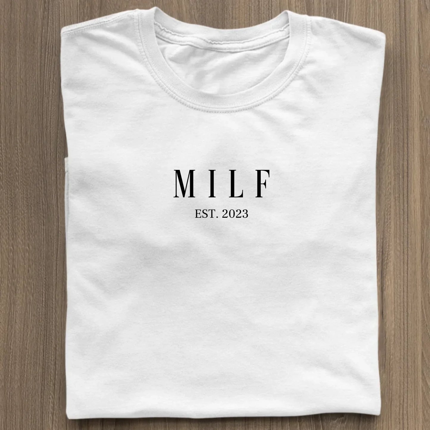 MILF - Premium Organic Shirt *personalisierbar* Stella Muser Shirt ST ST White