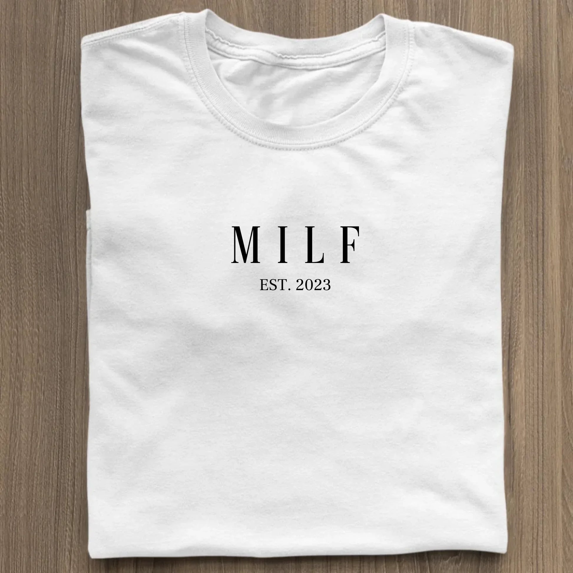 MILF - Premium Organic Shirt *personalisierbar* Stella Muser Shirt ST ST White