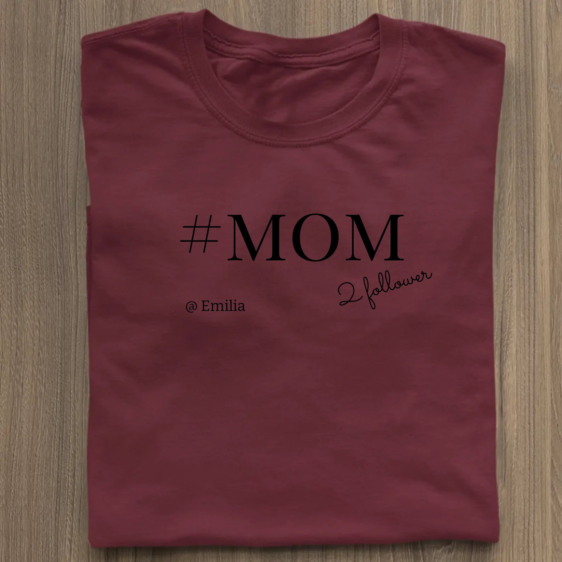 #MOM - Bio Damen Shirt *personalisierbar* Stella Muser Shirt ST ST Burgundy