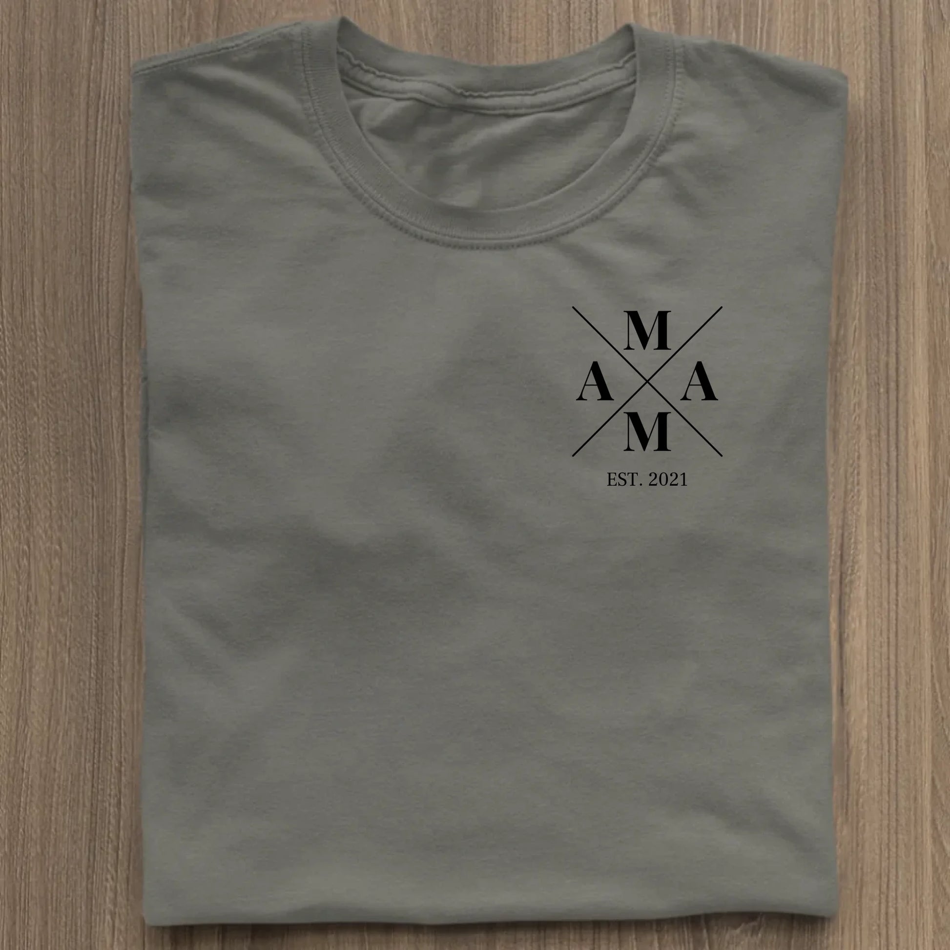 Mama Minimal - Bio Damen Shirt *personalisierbar* Stella Muser Shirt ST ST Khaki