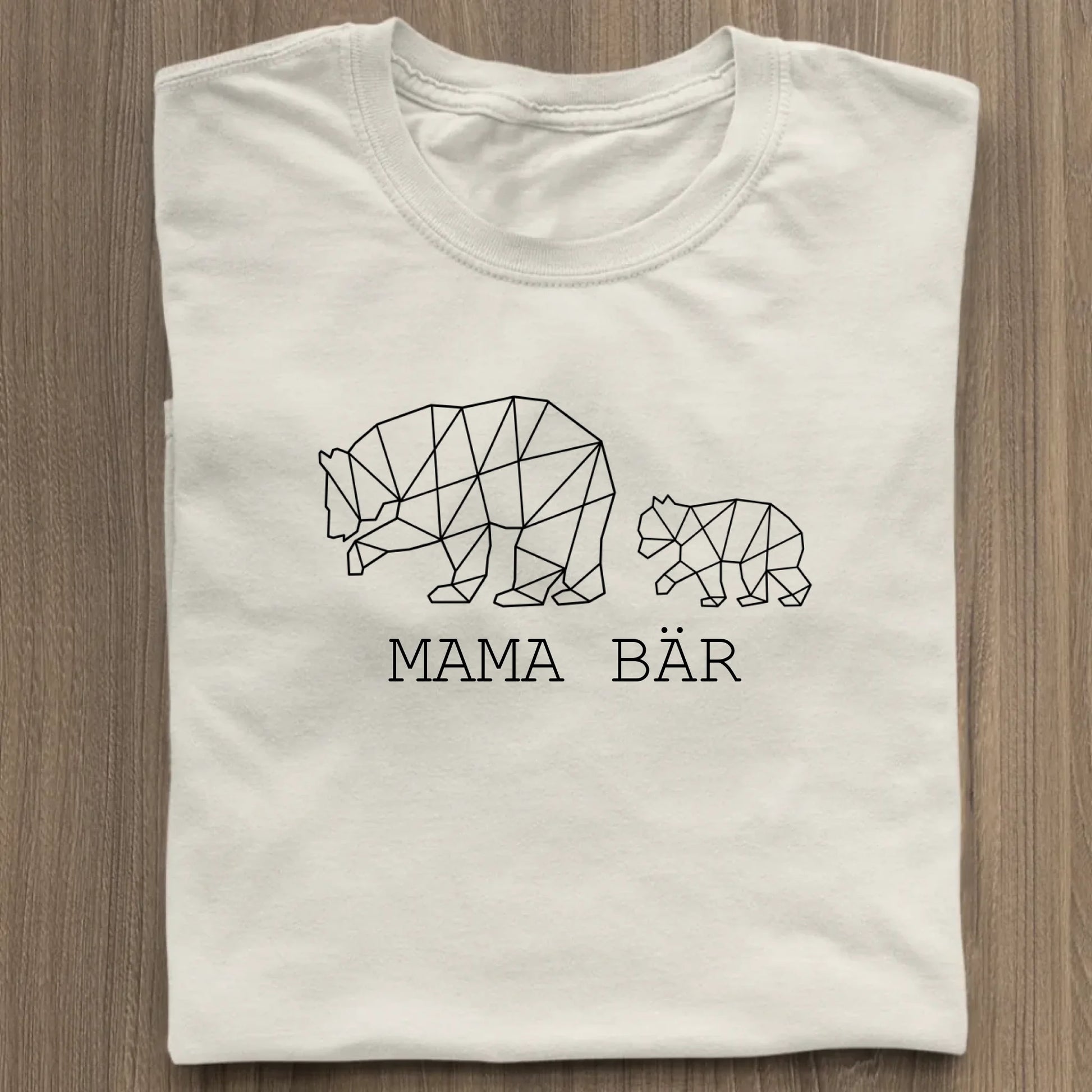 Mama Bär - Bio Damen Shirt *personalisierbar (1-4 Kinder ohne Namen)* Stella Muser Shirt ST ST Natural-Raw
