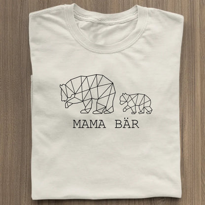 Mama Bär - Bio Damen Shirt *personalisierbar (1-4 Kinder ohne Namen)* Stella Muser Shirt ST ST Natural-Raw