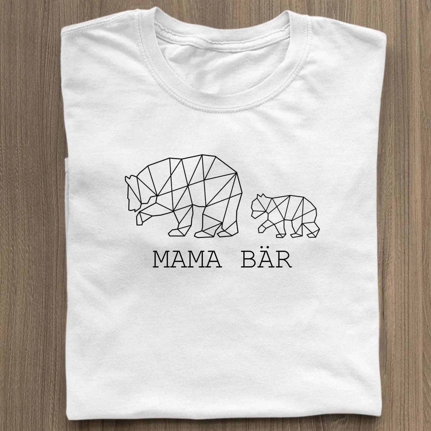 Mama Bär - Bio Damen Shirt *personalisierbar (1-4 Kinder ohne Namen)* Stella Muser Shirt ST ST White