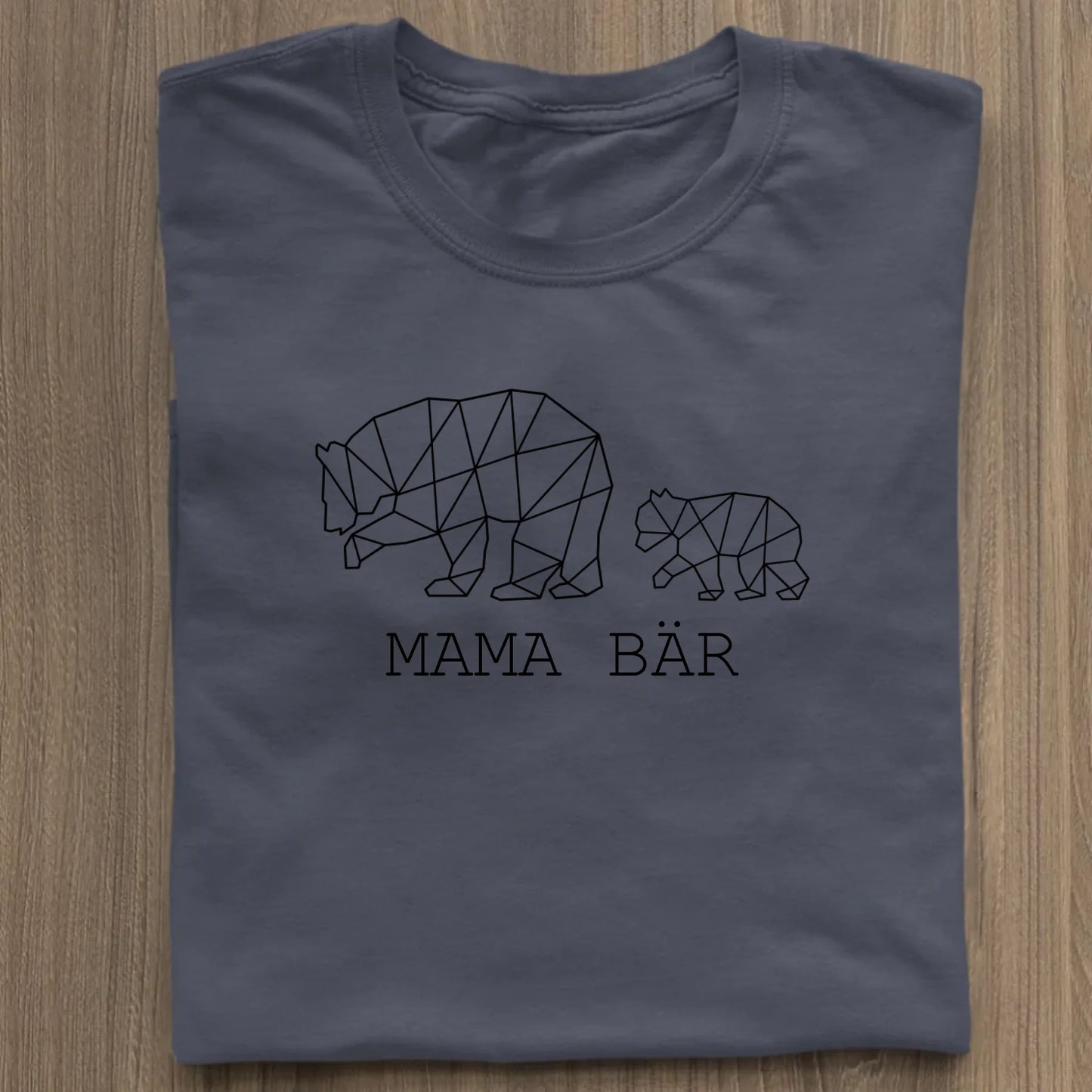 Mama Bär - Bio Damen Shirt *personalisierbar (1-4 Kinder ohne Namen)* Stella Muser Shirt ST ST French Navy